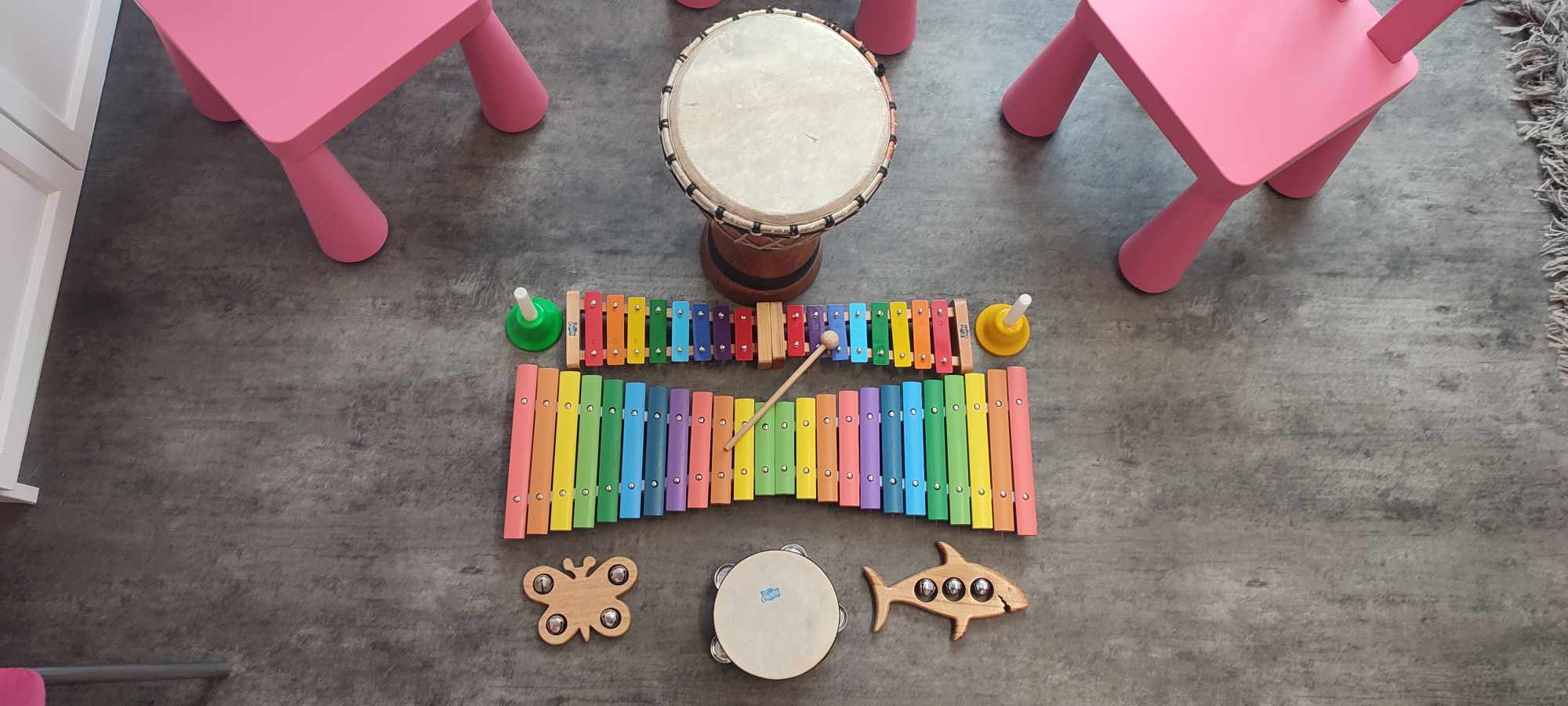 Instruments d'éveil musical du studio